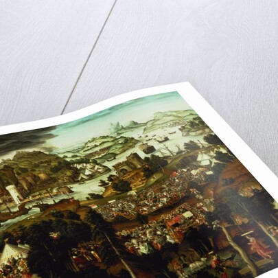 The Judgement of Paris and the Trojan War, 1540 by Matthias Gerung or Gerou