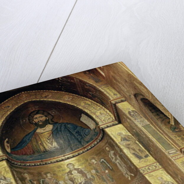 Christ Pantocrator; Virgin and Child with Angels and Apostles by School Italian