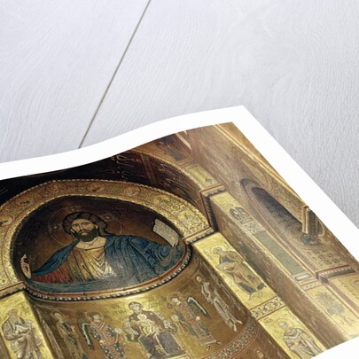 Christ Pantocrator; Virgin and Child with Angels and Apostles by School Italian