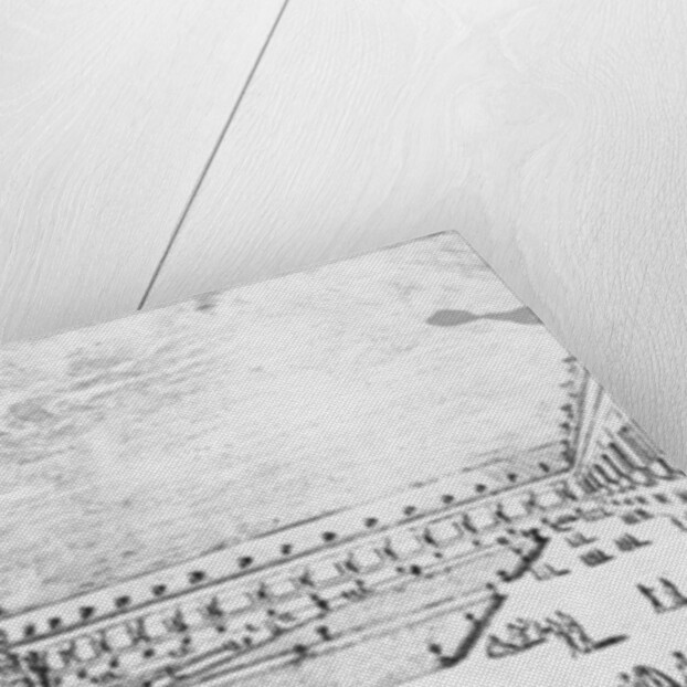 Facade and Entrance to the Buen Retiro Palace, Madrid by Louis Meunier