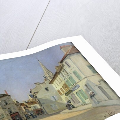 Rue de la Chaussee at Argenteuil, 1872 by Alfred Sisley