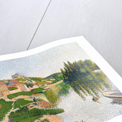 The River Bank, Petit-Andely, 1886 by Paul Signac