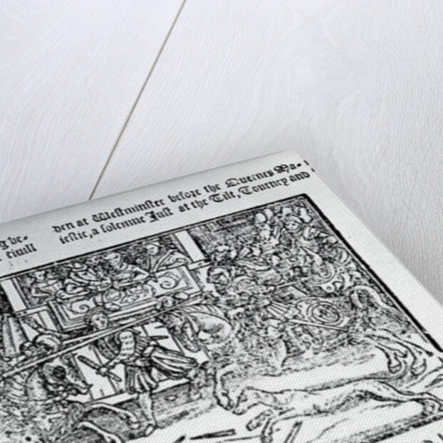 A Jousting Tournament by English School