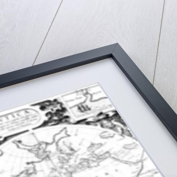 World map; Vera Totius Expeditionis Nauticae by Jodocus Hondius