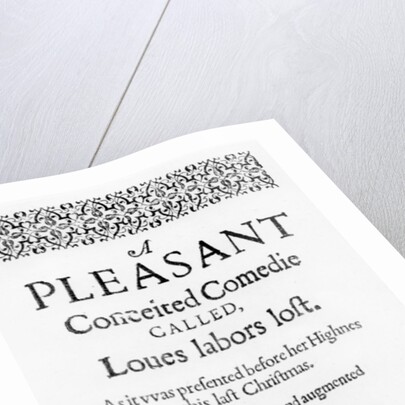 Loves Labours Lost by English School