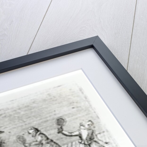 A Game of Real Tennis with Sport Ballads below by English School