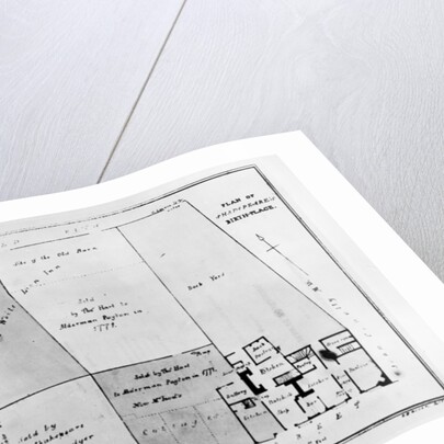 Plan of Shakespeare's Birthplace by W. Heming