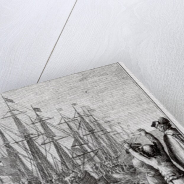 The Inhabitants of Boston Throw English-East Indian Tea in the Sea, 18 December 1773 by German School