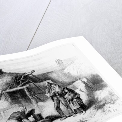 Bog-Trotters Cabin by Irish School