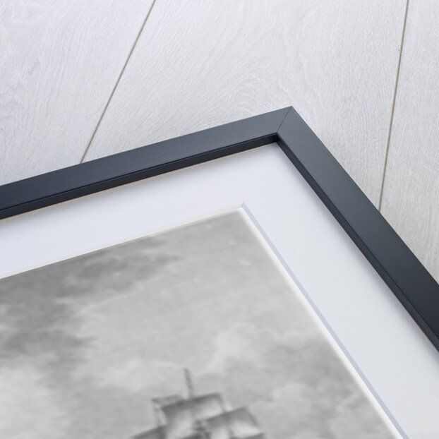 H.M.S. Victory bearing up in order to rake the 'Salvador del Munde', sea fight off Cape St. Vincent in 1797 by Jahleel Brenton