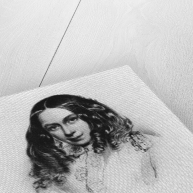 Portrait of Elizabeth Barrett Browning in 1859 by Field Talfourd