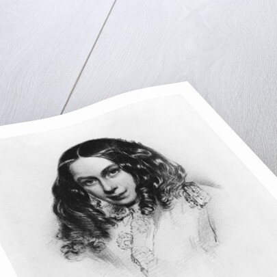 Portrait of Elizabeth Barrett Browning in 1859 by Field Talfourd