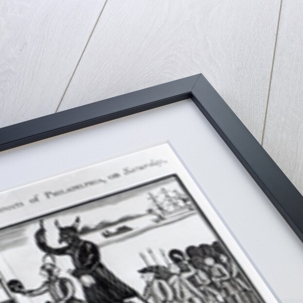 Representation of the figures exhibited and paraded through the streets of Philadelphia on Saturday 30th September 1780 by American School