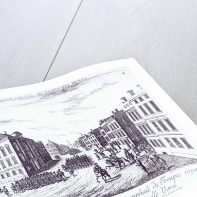 The Triumphant Entry of the Royal Troops into New York, 1776 by German School