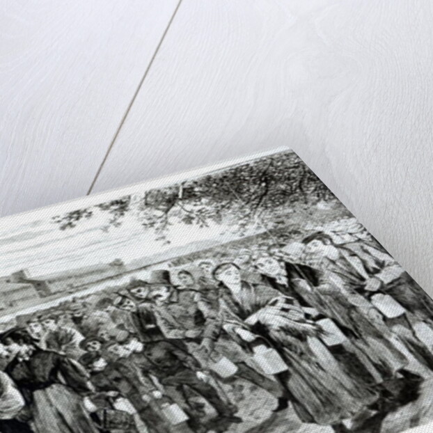 Bell Time, New England Factory Life by Winslow Homer