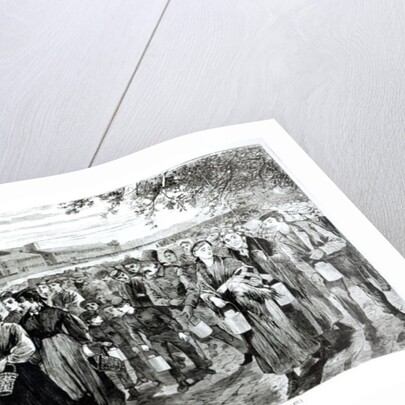 Bell Time, New England Factory Life by Winslow Homer