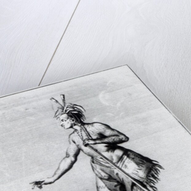 Iroquois Man, inhabitant of Canada by Teodoro Viero