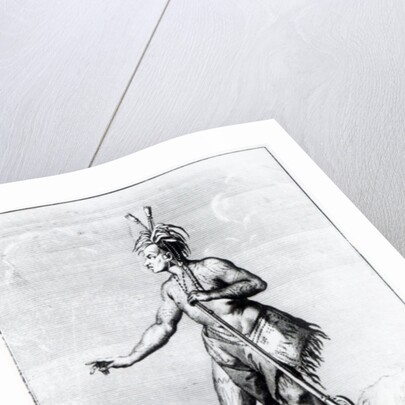 Iroquois Man, inhabitant of Canada by Teodoro Viero