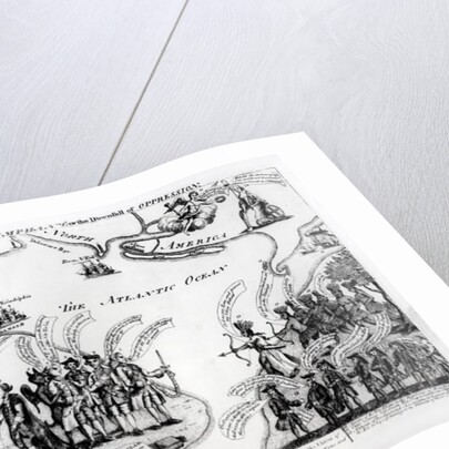 Liberty Triumphant, or the Downfall of Oppression, 1773 by American School