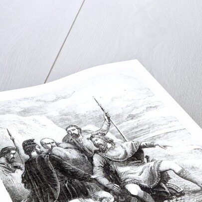 Canute Reproving the Flattery of his Courtiers by English School