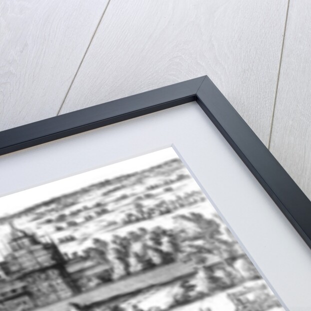 Arrival of Queen Elizabeth I at Nonesuch Palace and men and women from Tudor society, 1582 by Joris Hoefnagel