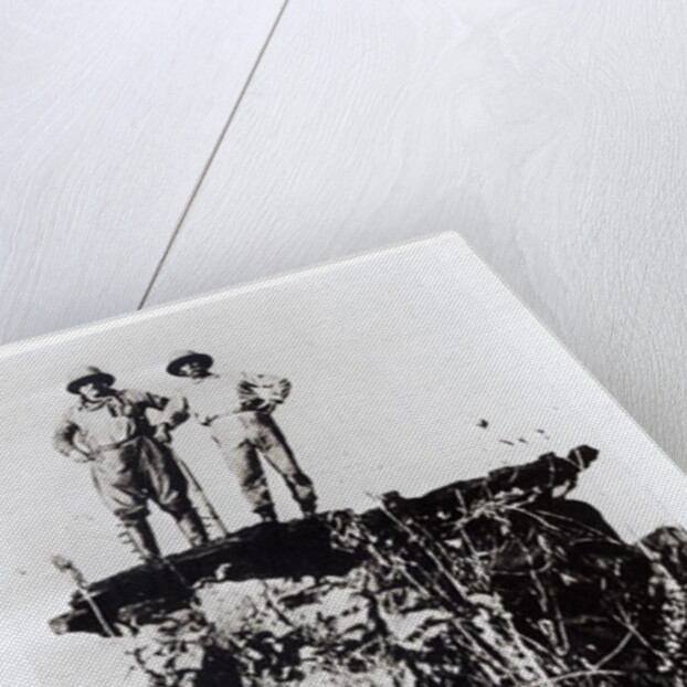 Colonel Roosevelt and Colonel Rondon at Navaite on the River of Doubt by Anonymous