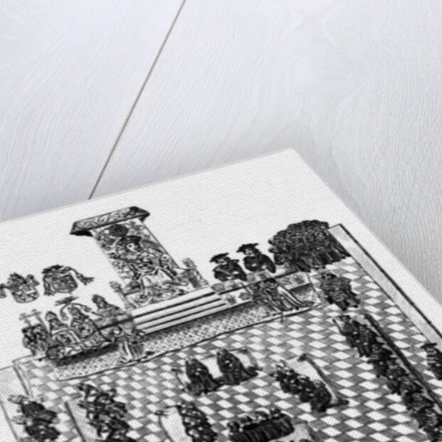 Henry VIII in Parliament by English School