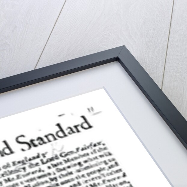 The Declaration and Standard of the Levellers, April 23 1649 by English School