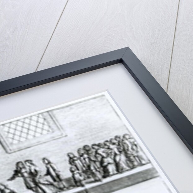 The Manner of his Majesty Curing the Disease Called the King's-Evil by English School