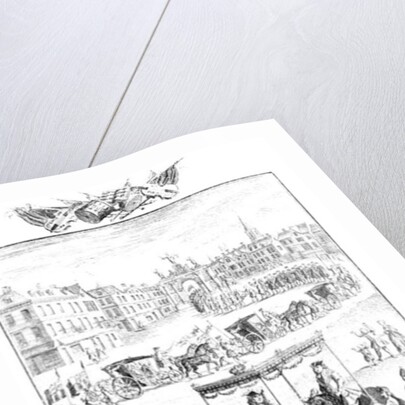 King Charles II: Triumphal Entry into the City of London at his Restoration, May 1660 by English School