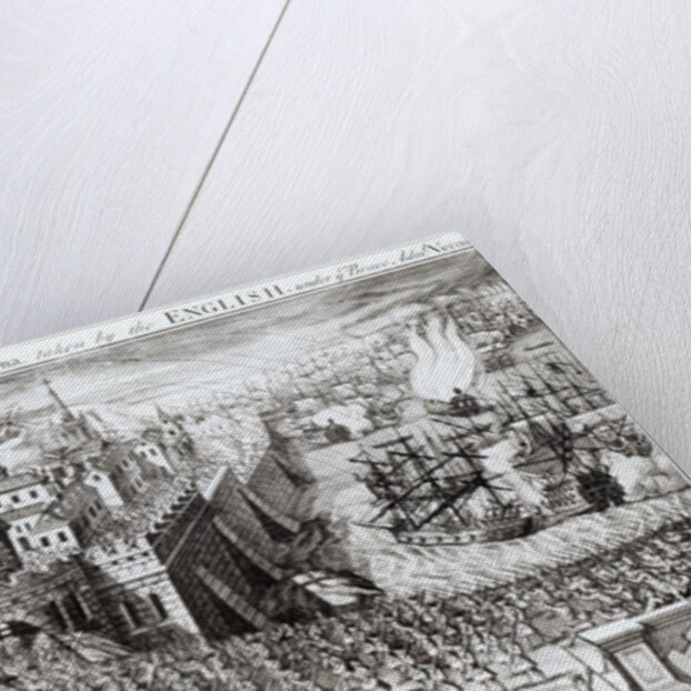 A Prospect of the Town and Harbour of Carthagena, taken by the English underthe brave Admiral Vernon, 1741 by English School