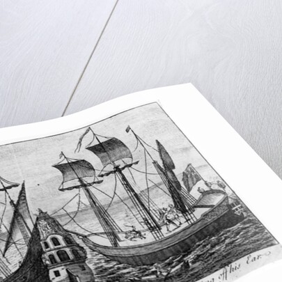 A Spanish 'Guarda Costa’ boarding Captain Jenkin's Ship and Cutting Off His Ear, 1731 by English School