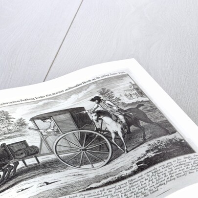 An Exact Representation of Maclaine the Highwayman Robbing Lord Eglington on Hounslow Heath on the 26th of June 1750 by English School