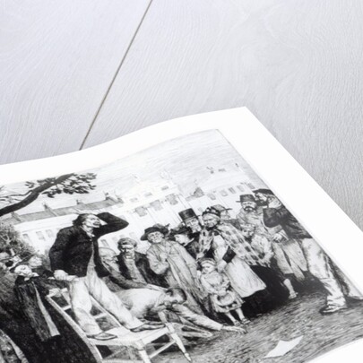 A Socialist Speaker by English School