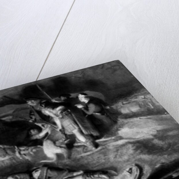 Bonnie Prince Charlie in Hiding after the Battle of Culloden, 16th April 1746 by English School