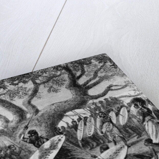 Dance of the Landeens, or Zulus, Arrived at the Shupanga to Lift the Annual Tribute of the Portuguese by English School