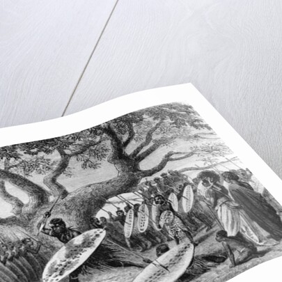 Dance of the Landeens, or Zulus, Arrived at the Shupanga to Lift the Annual Tribute of the Portuguese by English School