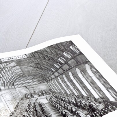 Banquet of Charles II in St. George's Hall, Windsor Castle by English School