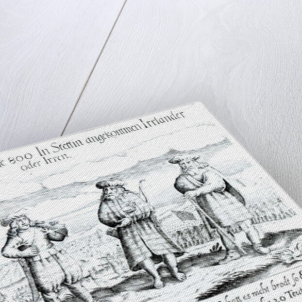 In Such Attire did 800 Irishmen Arrive in Stettin by Georg Koler