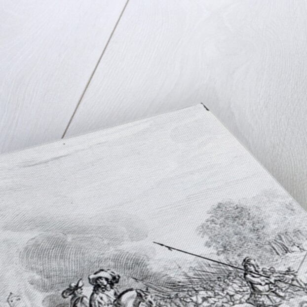 Retreat from the Battle of Worcester, 3rd September 1651 by English School