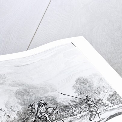 Retreat from the Battle of Worcester, 3rd September 1651 by English School