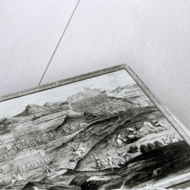 The Battle Array of Carberry Hill near Edinburgh with the Surrender of Mary, Queen of Scots to the Confederate Lords of Scotland and the Escape of Earl Bothwell in 1567 by George Vertue