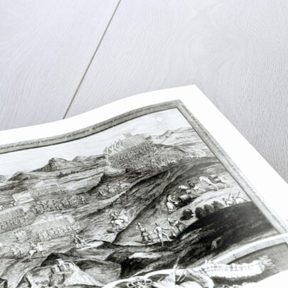 The Battle Array of Carberry Hill near Edinburgh with the Surrender of Mary, Queen of Scots to the Confederate Lords of Scotland and the Escape of Earl Bothwell in 1567 by George Vertue