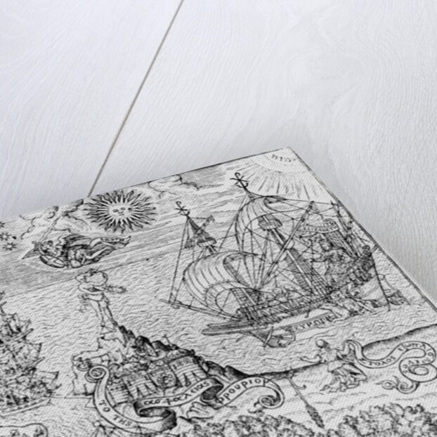 Queen Elizabeth I on Board a Ship by English School