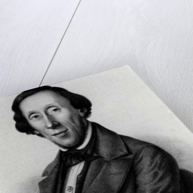 Portrait of Hans Christian Andersen by Johan Frederick Moller