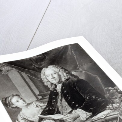 Colley Cibber 1758 by Jean Baptiste (after) Vanloo