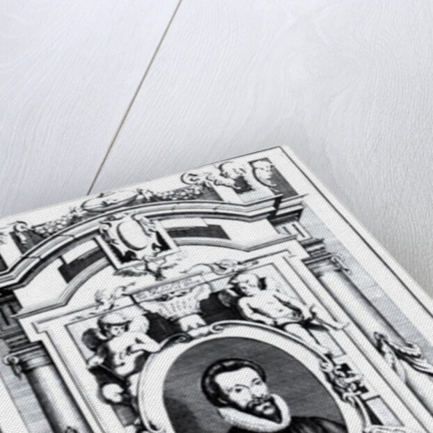 Frontispiece to 'Eighty Sermons Preached by that Learned and Reverend Divine, John Donne', pub. 1640 by Mattaus the Younger Merian