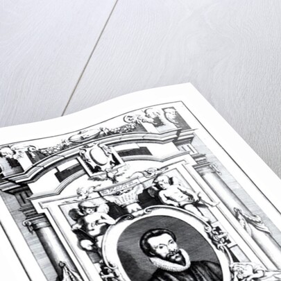 Frontispiece to 'Eighty Sermons Preached by that Learned and Reverend Divine, John Donne', pub. 1640 by Mattaus the Younger Merian