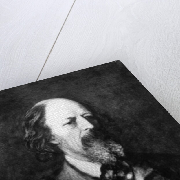 Portrait of Alfred, Lord Tennyson by English School