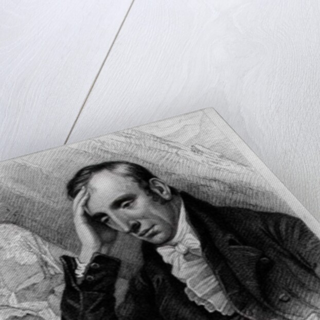 Portrait of William Wordsworth engraved by Henry Meyer by Richard Carruthers